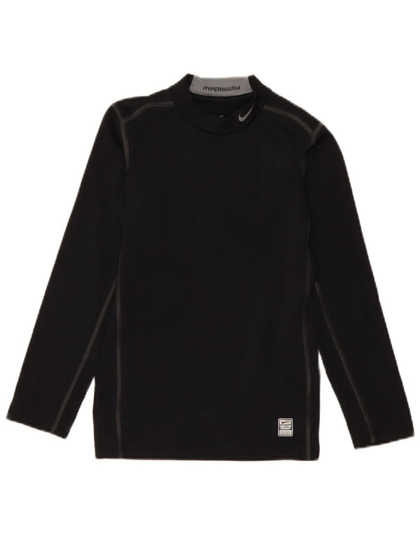 Maglia grafica Nike da ragazzo a maniche lunghe 12-13 anni Large Black Colourblock
