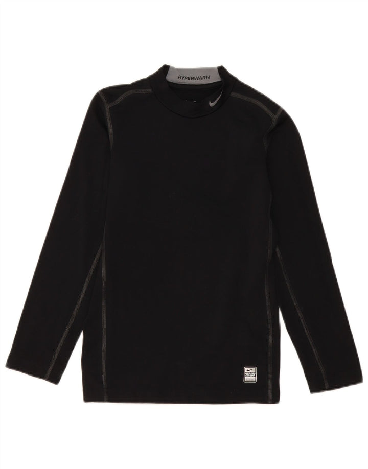 Maglia grafica Nike da ragazzo a maniche lunghe 12-13 anni Large Black Colourblock