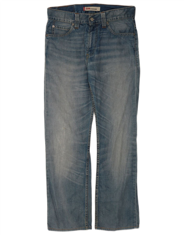 Levi's Uomo 506 Jeans dritti W31 L30 Cotone Blu