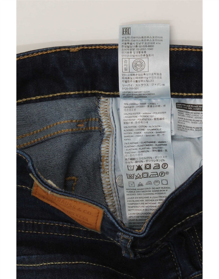 Jeans Levi's da donna 725 bootcut a vita alta W29 L30 Lyocell blu navy
