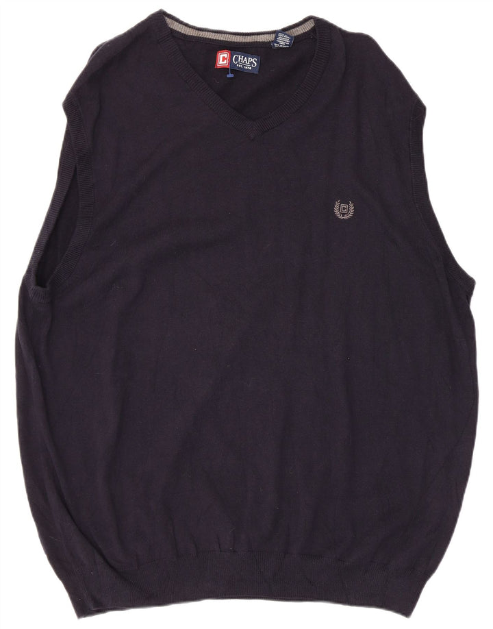 Canotta da uomo CHAPS XL in cotone blu navy