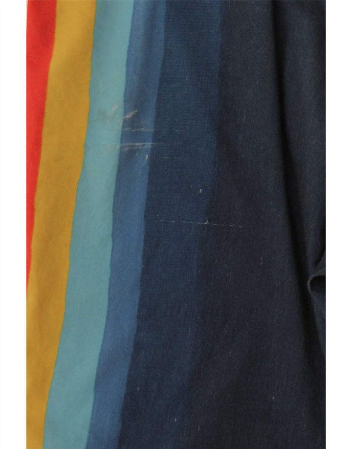 Pantaloncini da bagno da uomo Vissla, spiaggia di cotone a righe multicolori medi