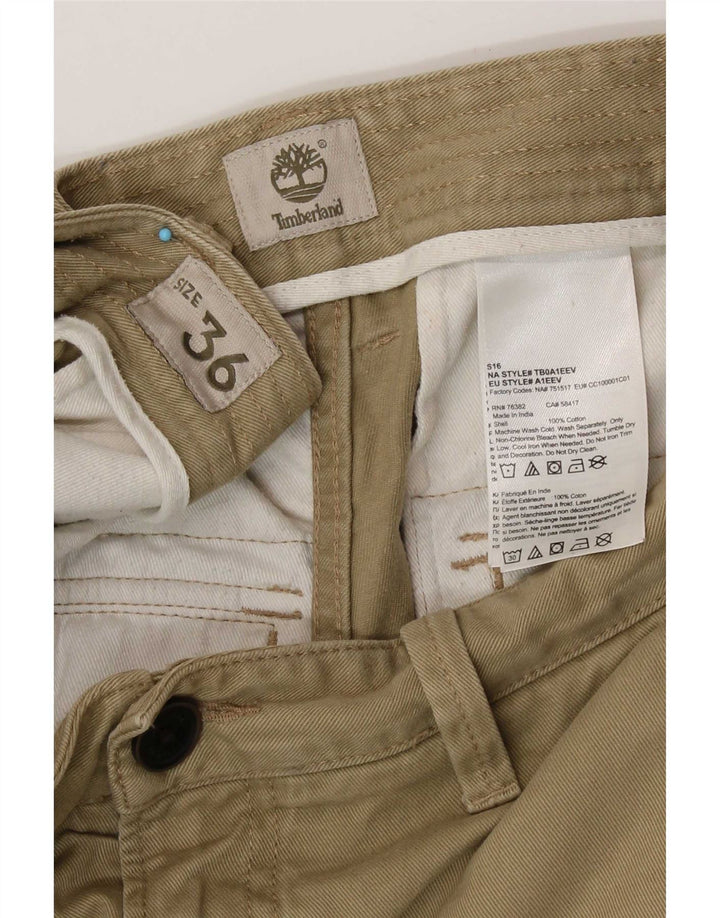 Pantaloncini cargo da uomo Timberland W36 grandi cotone kaki