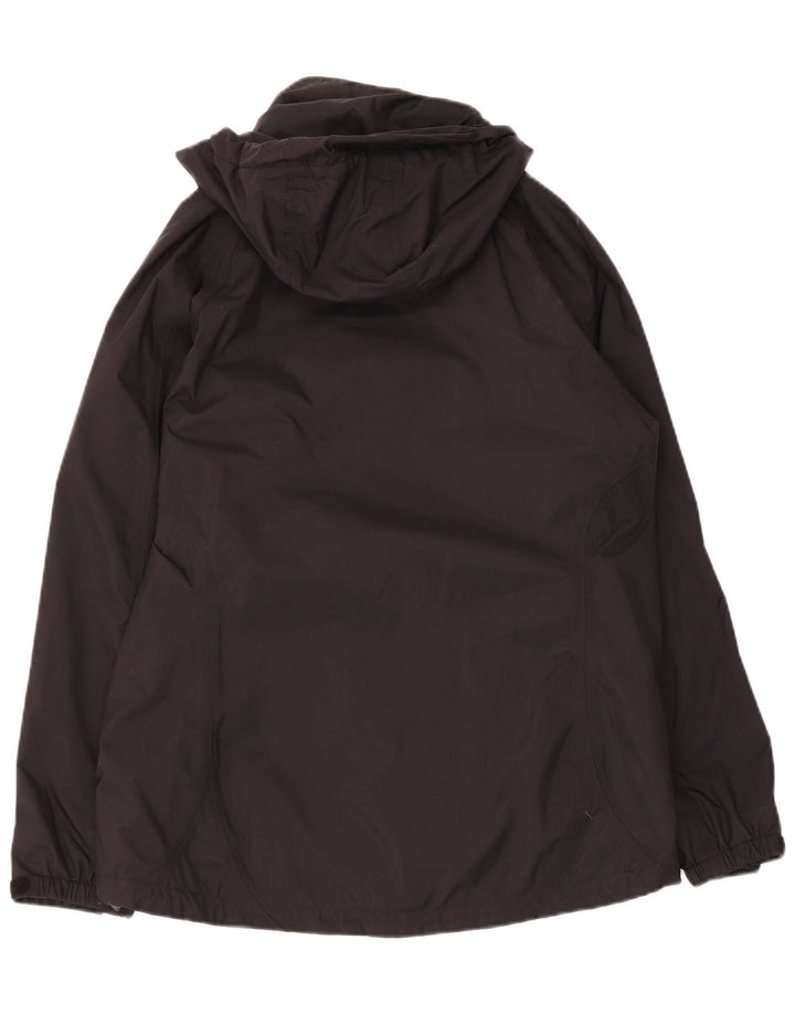 Giacca a vento con cappuccio da donna Sprayway UK 12 media nera in poliammide