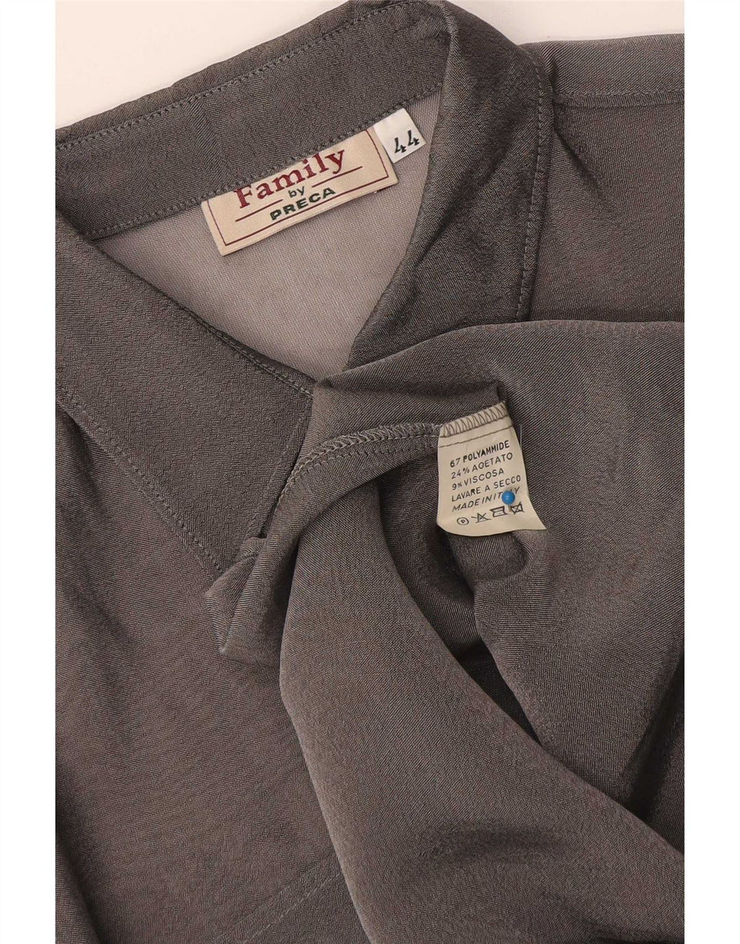 Camicia Preca Donna See Through IT 44 Poliammide Grigio Medio