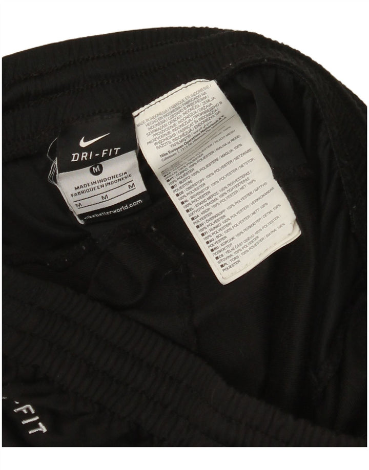 Pantaloni da tuta con grafica NIKE Dri Fit da donna UK 12 medio nero