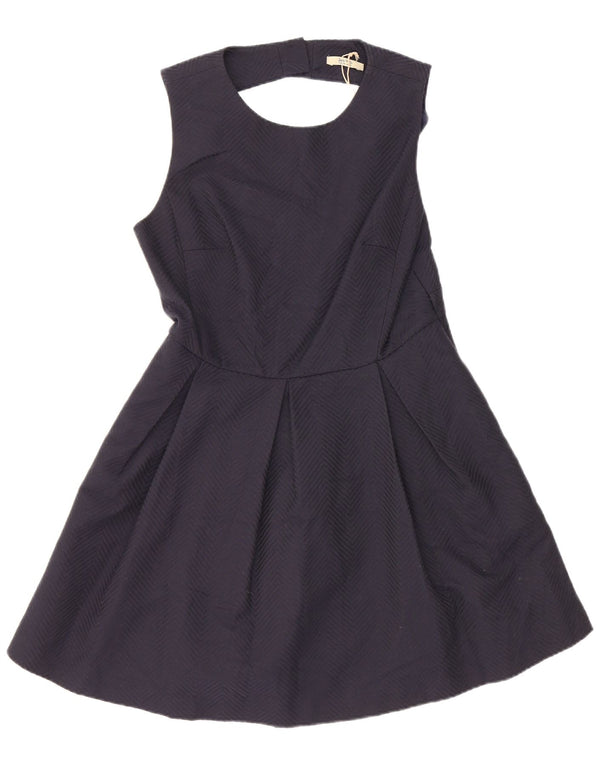 Abito senza maniche da donna Jack Wills UK 14 Grande Chevron blu navy