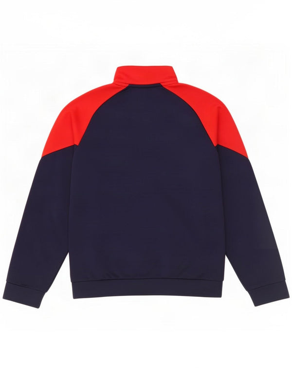 Giacca da tuta grafica da ragazzo Puma 9-10 anni Blu navy Colourblock