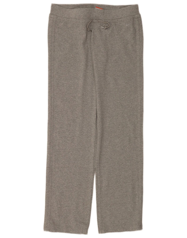 Pantaloni della tuta da donna Nike UK 14 cotone screziato grigio medio