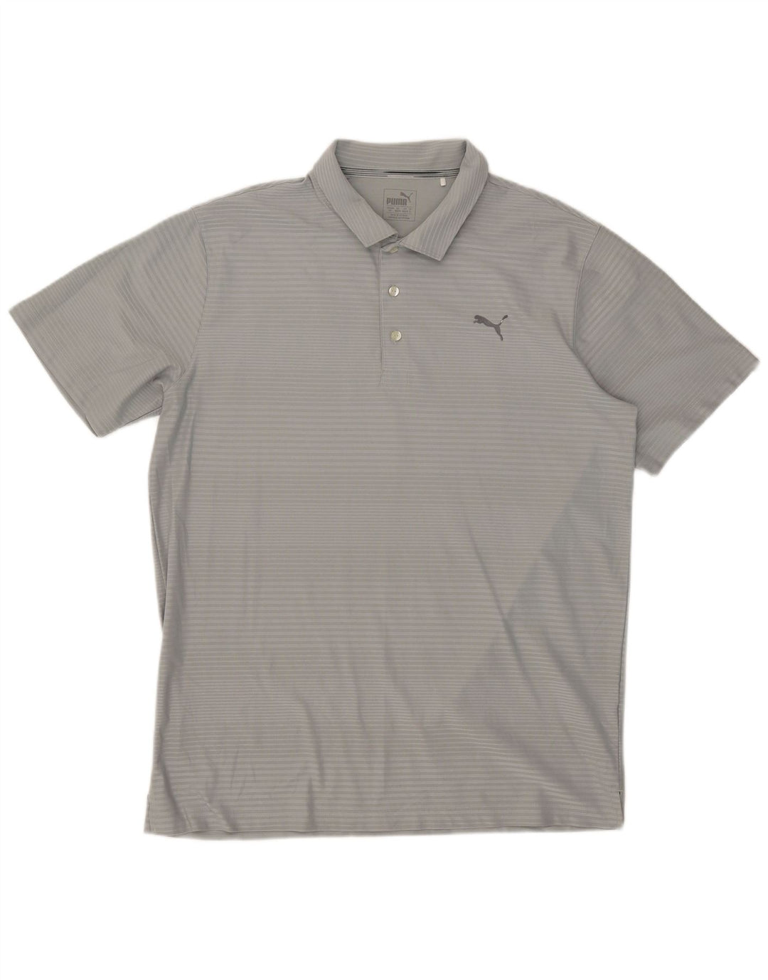 Polo Puma Uomo XL Grigio Gessato Poliestere