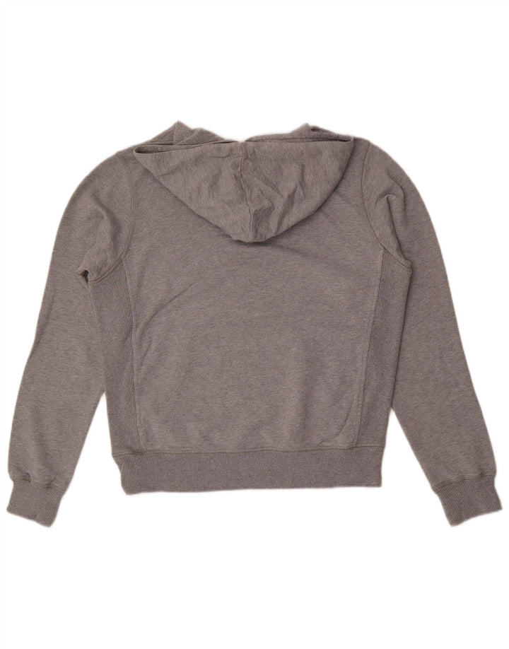 Felpa con cappuccio grafica da uomo Converse piccola in cotone grigio