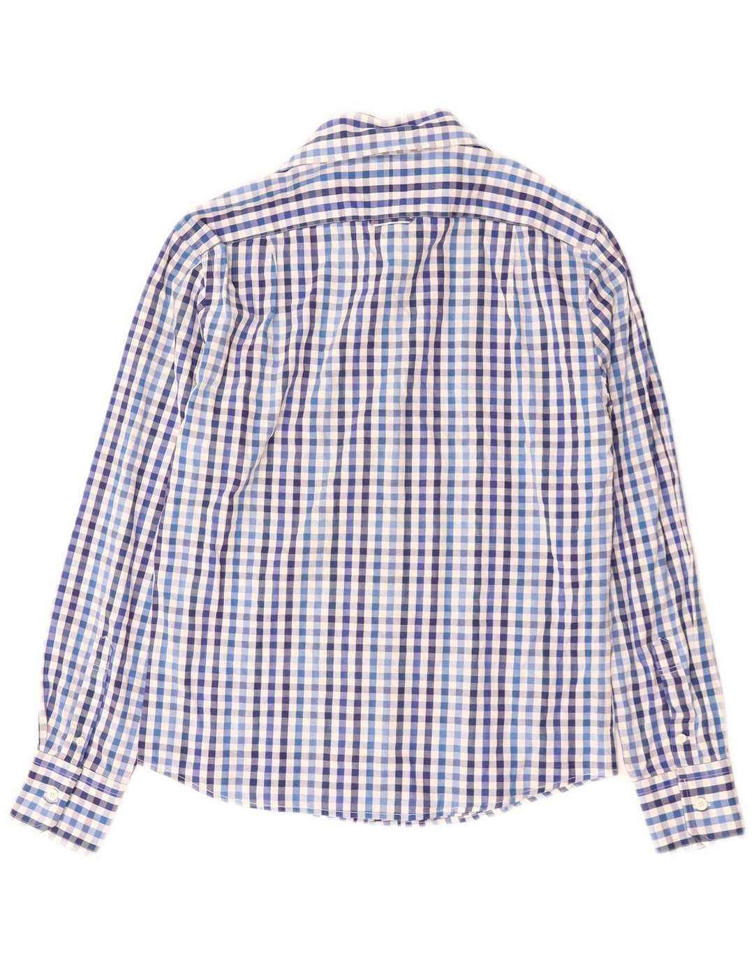 Camicia Milano da uomo Boggi piccola in cotone a quadretti blu