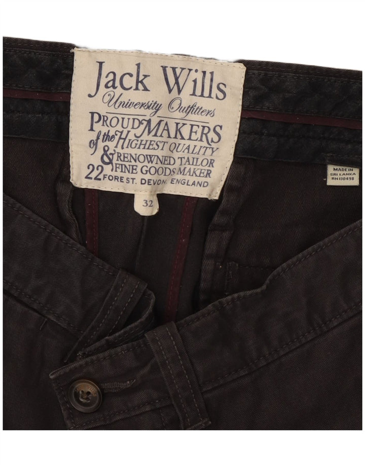 Pantaloncini chino da uomo JACK WILLS W32 grigio medio