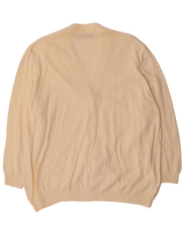 Maglione cardigan da donna Stefanel UK 18 XL Beige