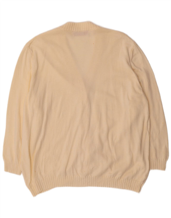 Maglione cardigan da donna Stefanel UK 18 XL Beige