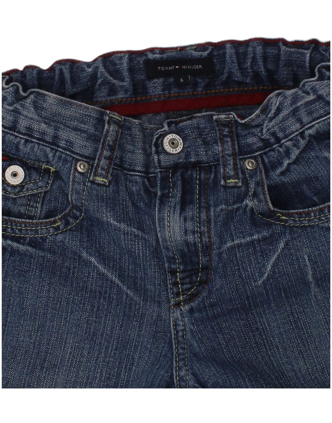Tommy Hilfiger Ragazzi Jeans larghi 5-6 anni W22 L20 Blu