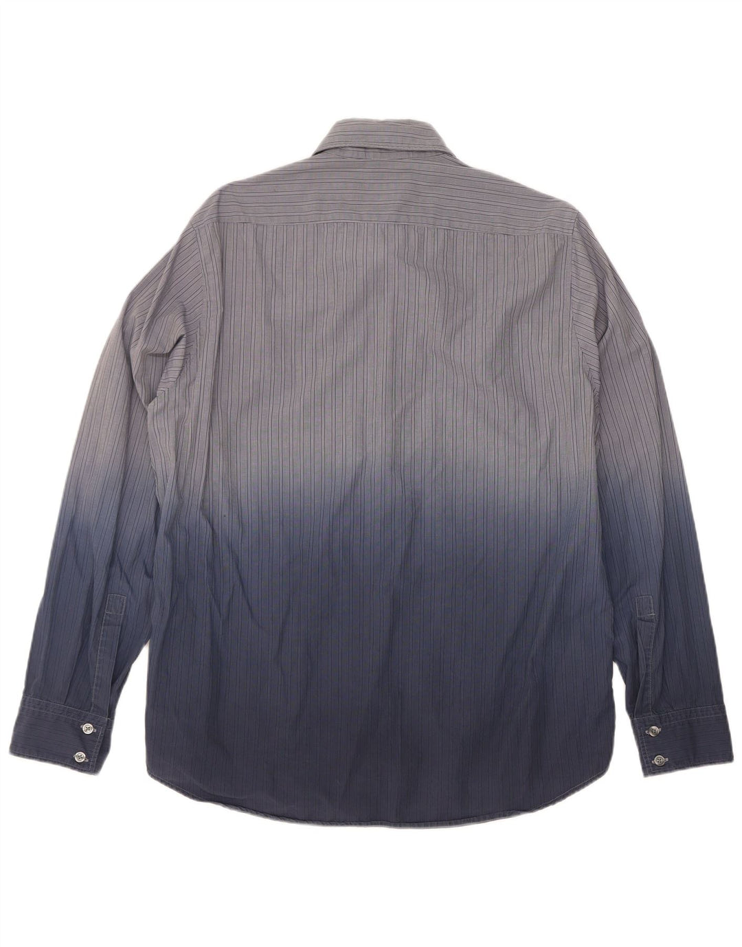 Camicia da uomo Hugo Boss Large in cotone tie-dye blu