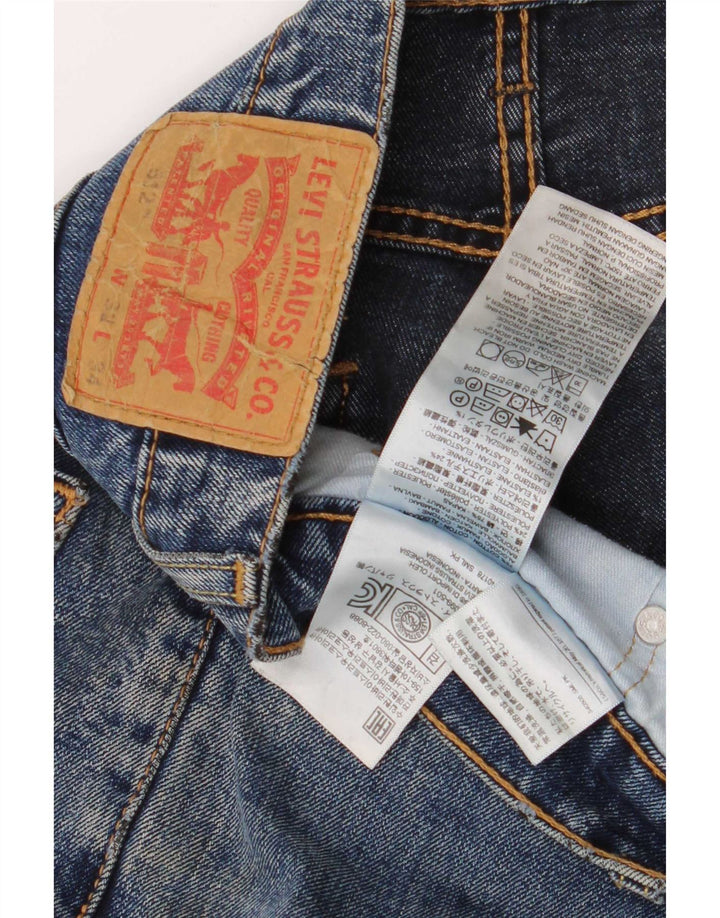 Jeans Levi's Uomo 512 Slim Tapered W32 L34 Cotone Blu