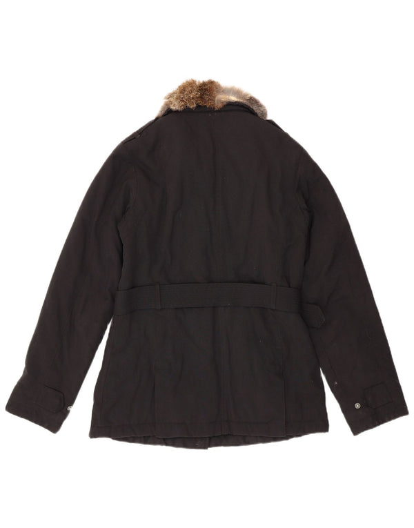 Giacca imbottita da donna WOOLRICH UK 10 piccola blu navy