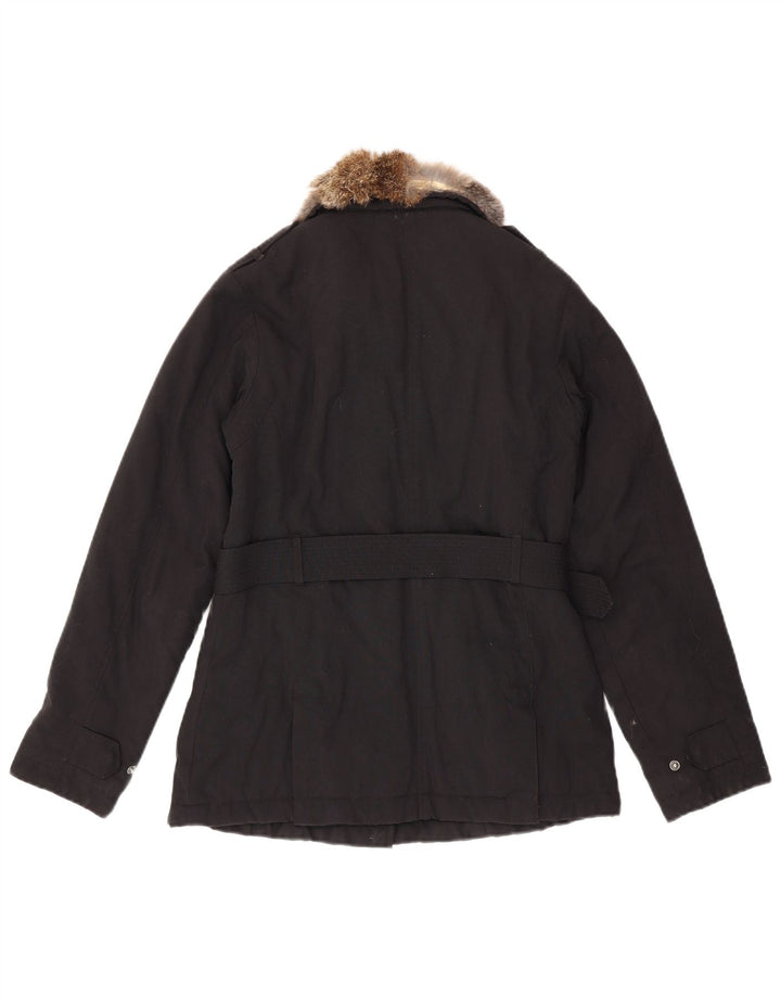 Giacca imbottita da donna WOOLRICH UK 10 piccola blu navy