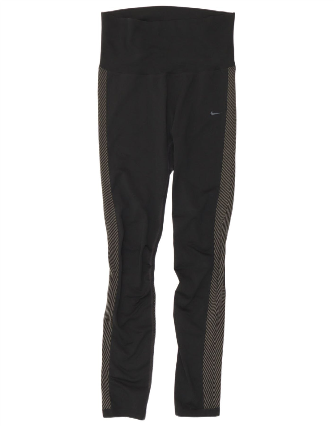 Leggings Nike Dri Fit da donna UK 12 Medium Black Colourblock in poliestere
