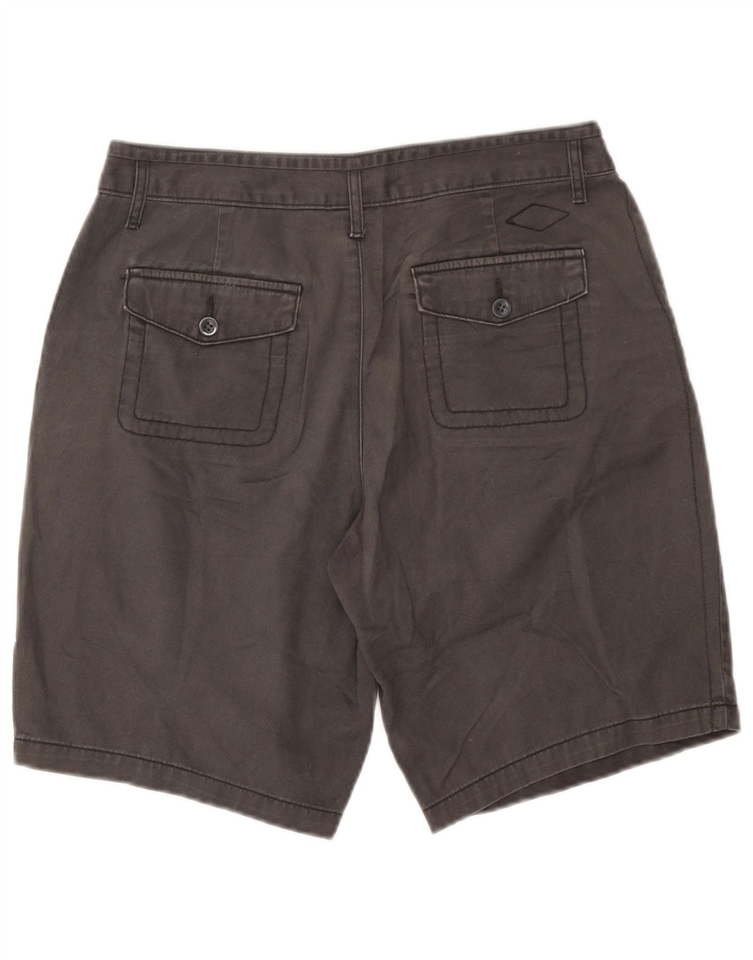 Pantaloncini chino da donna Eddie Bauer US 8 medi W30 cotone grigio