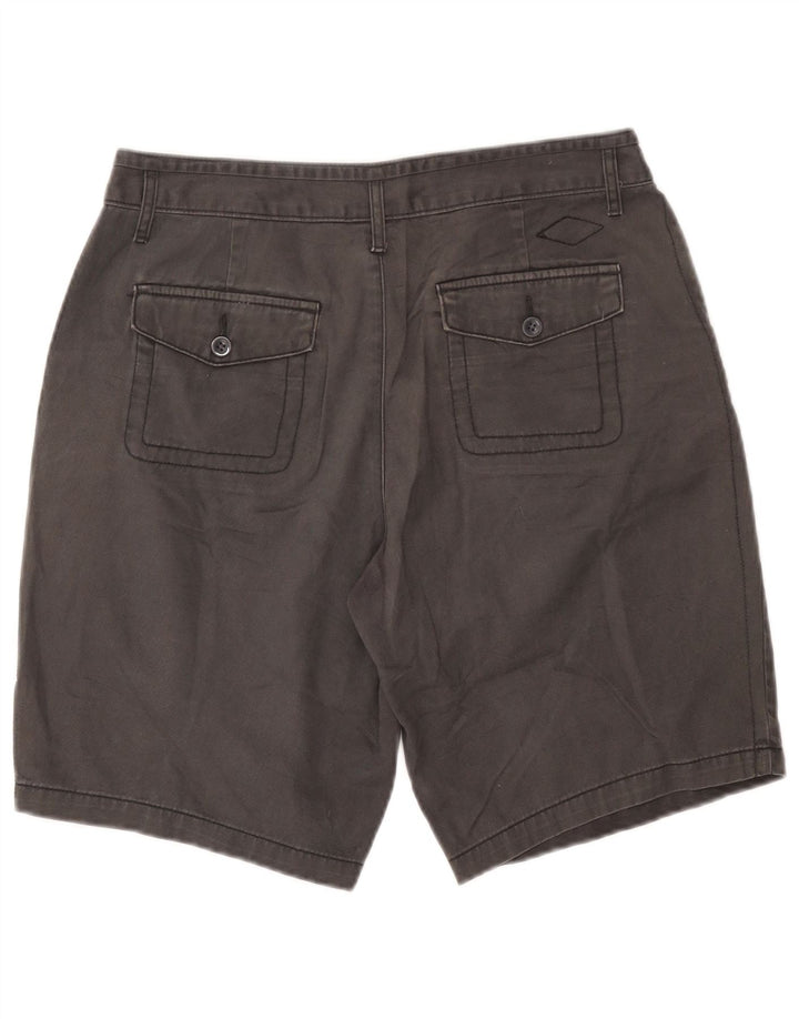 Pantaloncini chino da donna Eddie Bauer US 8 medi W30 cotone grigio