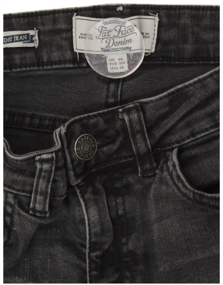 Jeans slim da donna Fat Face UK 8 piccoli W27 L30 grigio
