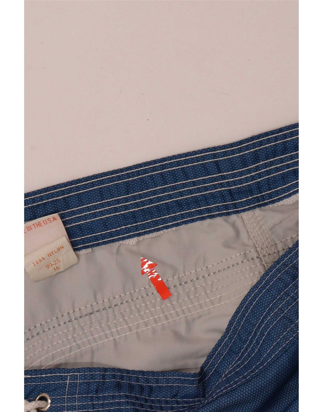 Pantaloncini da bagno da uomo Sundek grandi in nylon blu