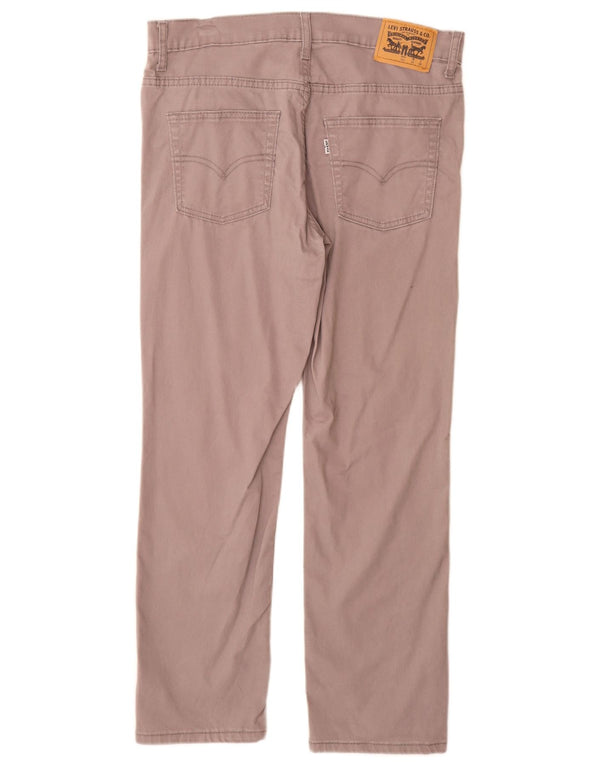 Levi's Ragazzi 511 Pantaloni Casual Slim 13-14 Anni W33 L28 Cotone Grigio