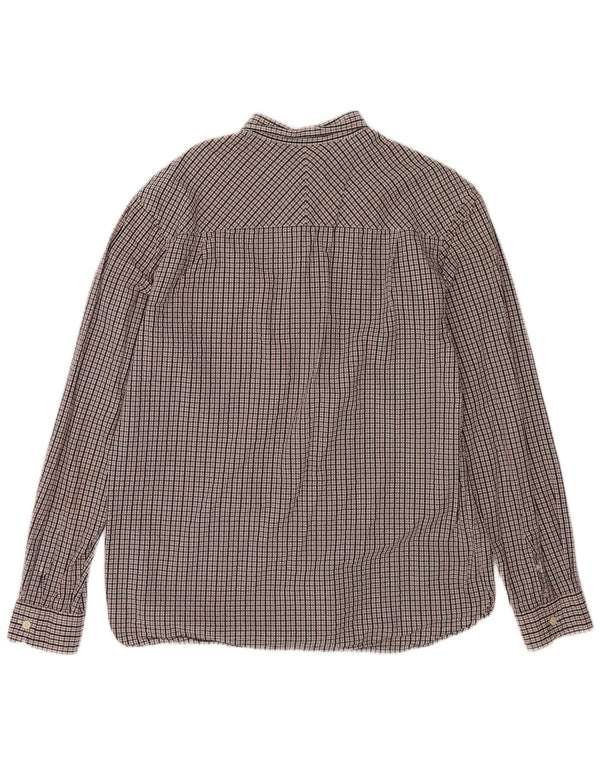 Camicia Fred Perry Uomo Large in cotone a quadri multicolore