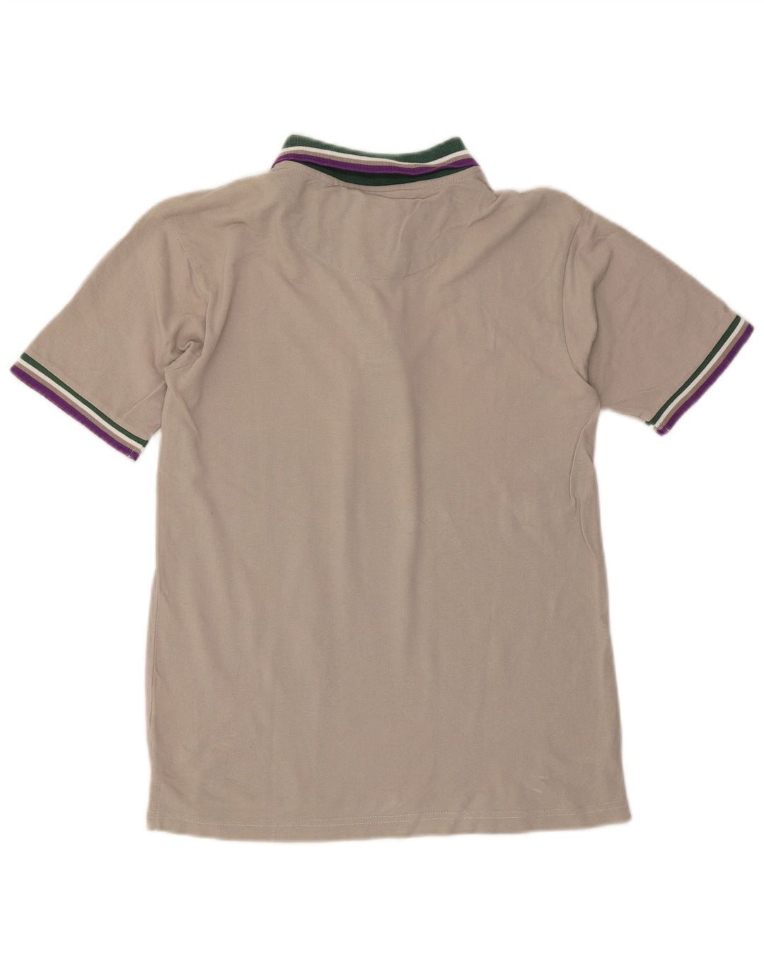 Polo da uomo Lotto in cotone grigio medio