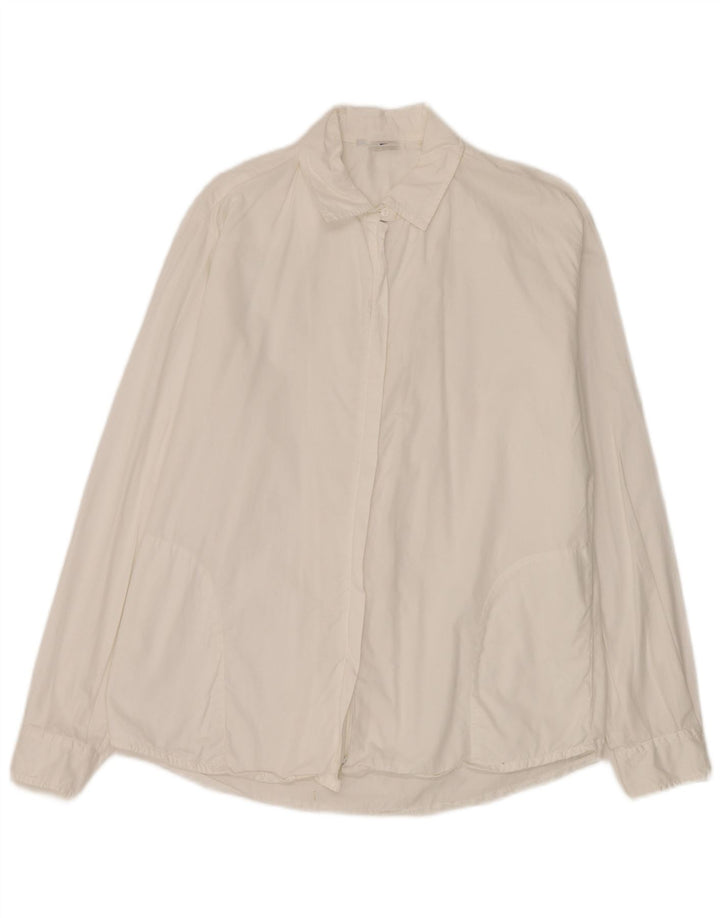 Camicia da donna Outrage UK 18 XL Cotone bianco