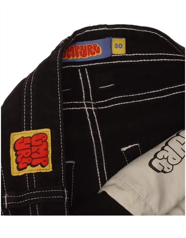 Jeans affusolati da uomo VINTAGE W30 L28 cotone nero