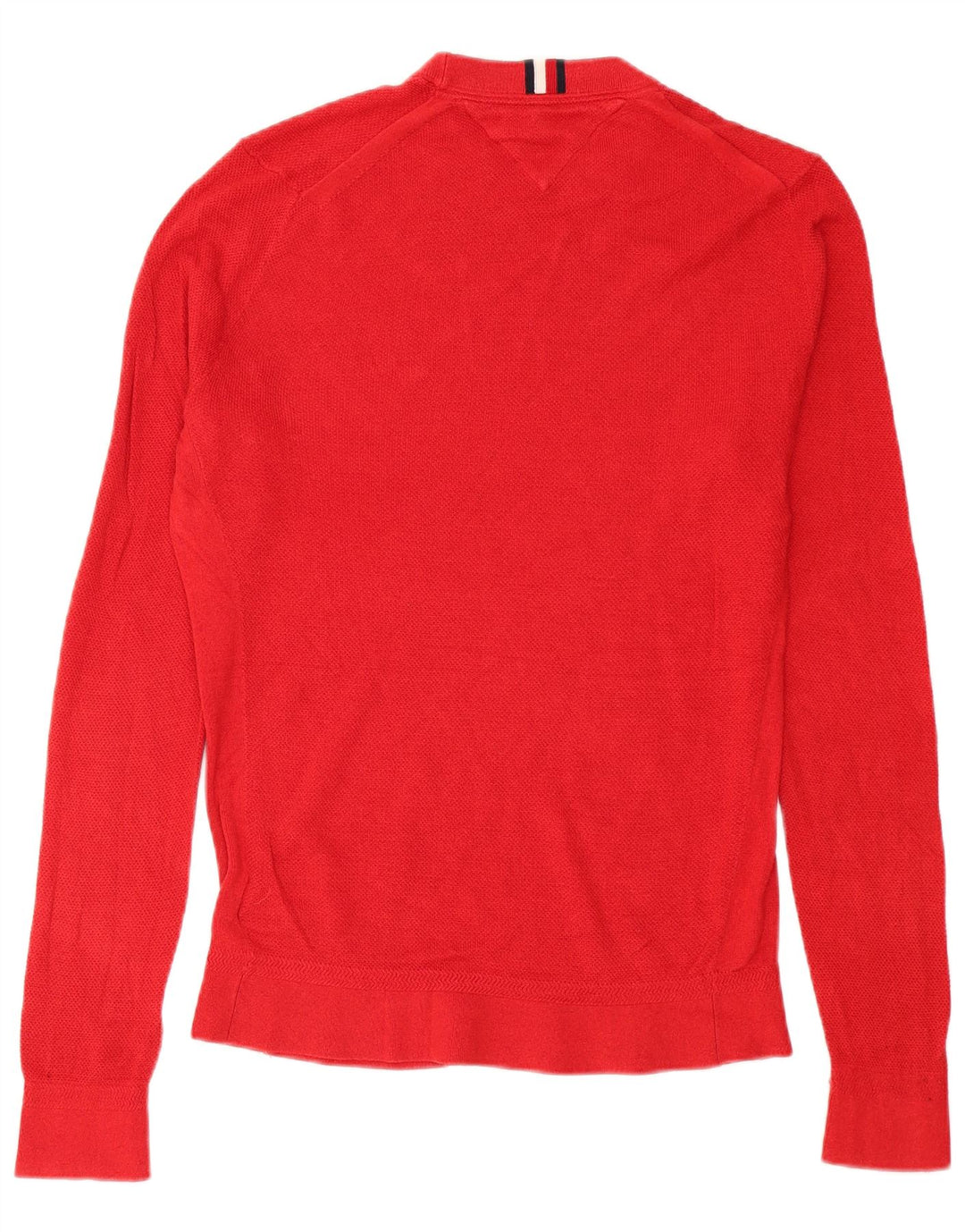 TOMMY HILFIGER Maglione maglione girocollo da uomo grande cotone rosso