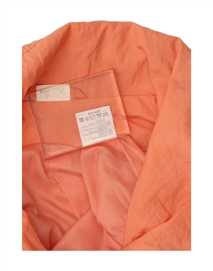 VINTAGE Womens Rain Jacket EU 46 XL Orange Nylon Vintage Vintage and Second-Hand Vintage from Messina Hembry 