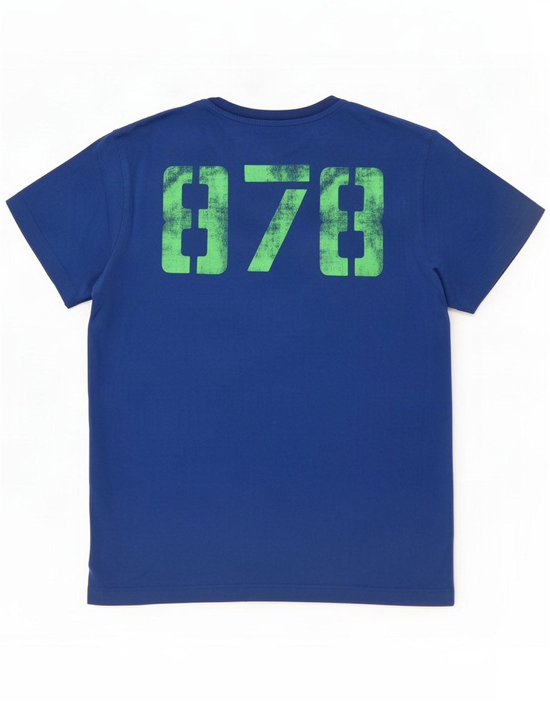 T-shirt grafica da uomo Diesel Top in cotone blu medio