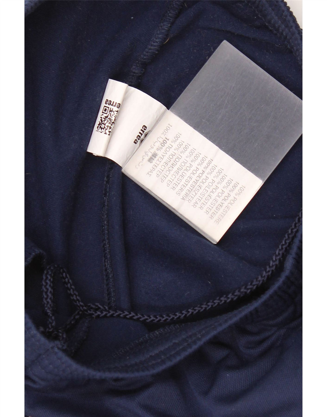 Errea Pantaloni da tuta con grafica da uomo Joggers piccoli in poliestere blu navy