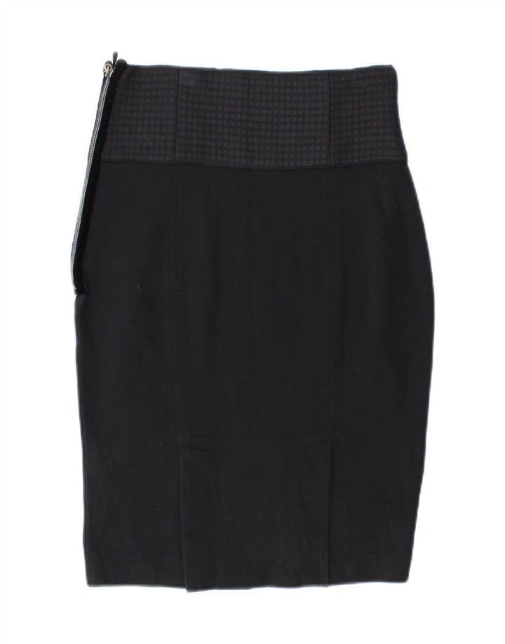 Gonna a tubino da donna Pinko UK 12 media W28 viscosa nera