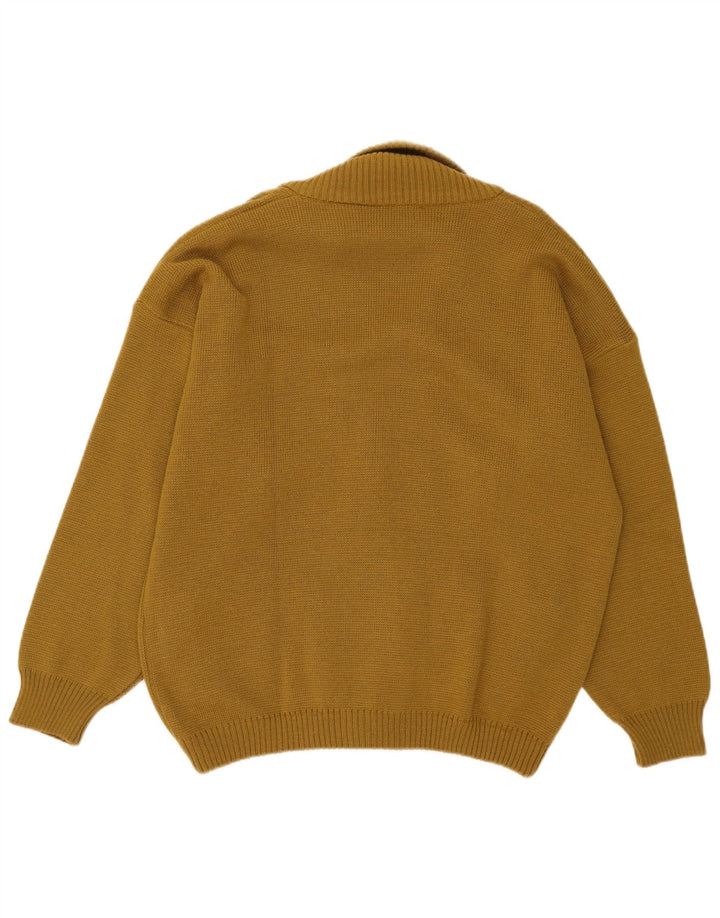 Marc Gibaldi Maglione Cardigan Uomo IT 50 Medio Cachi