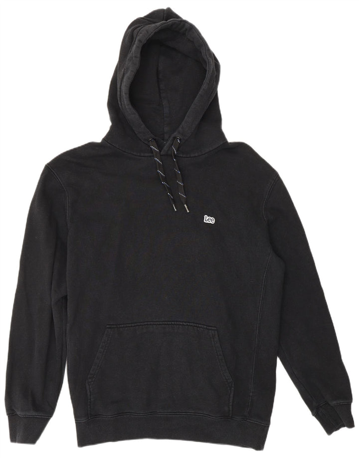 Maglione con cappuccio da uomo LEE in cotone nero medio