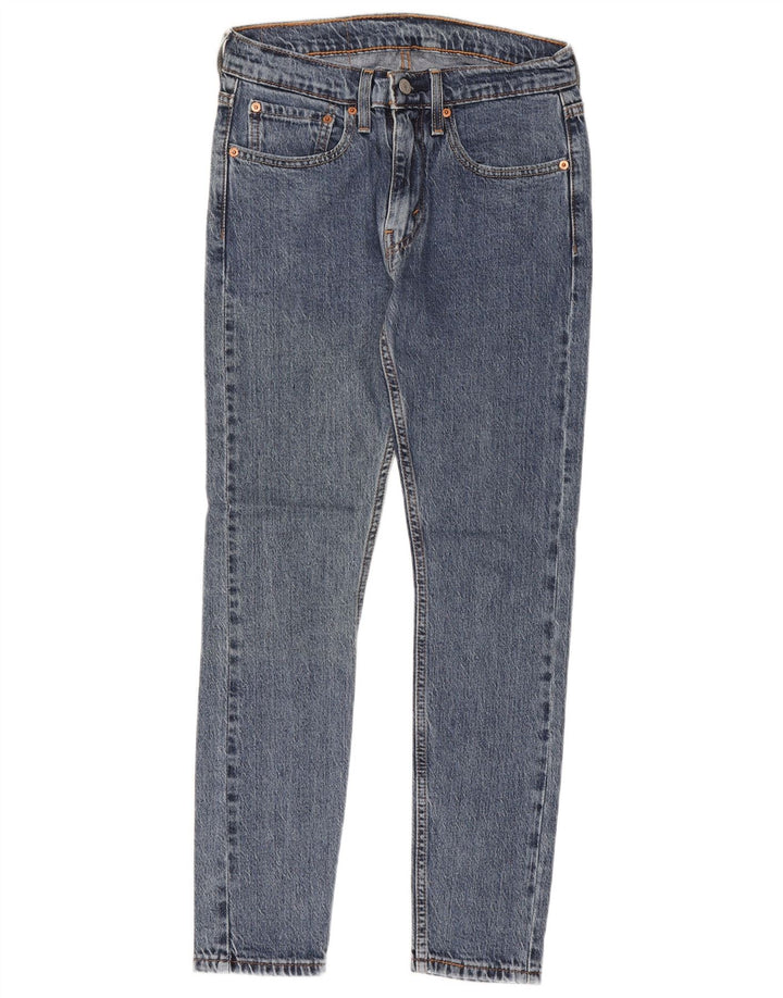 LEVI'S Womens 519 Skinny Jeans W31 L29 Blue Cotton
