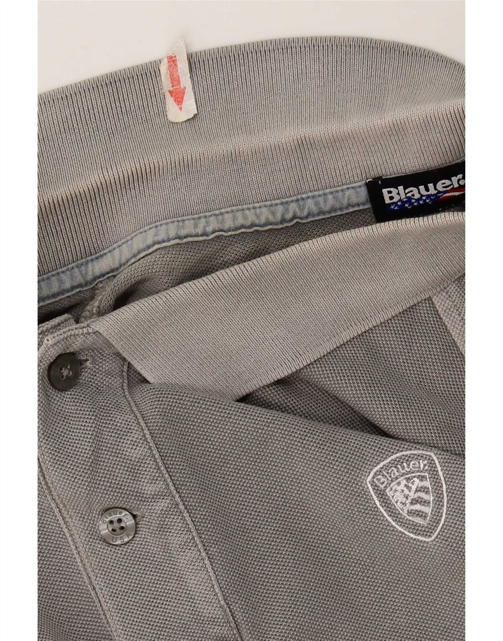 Polo Blauer Uomo Grigio Medio