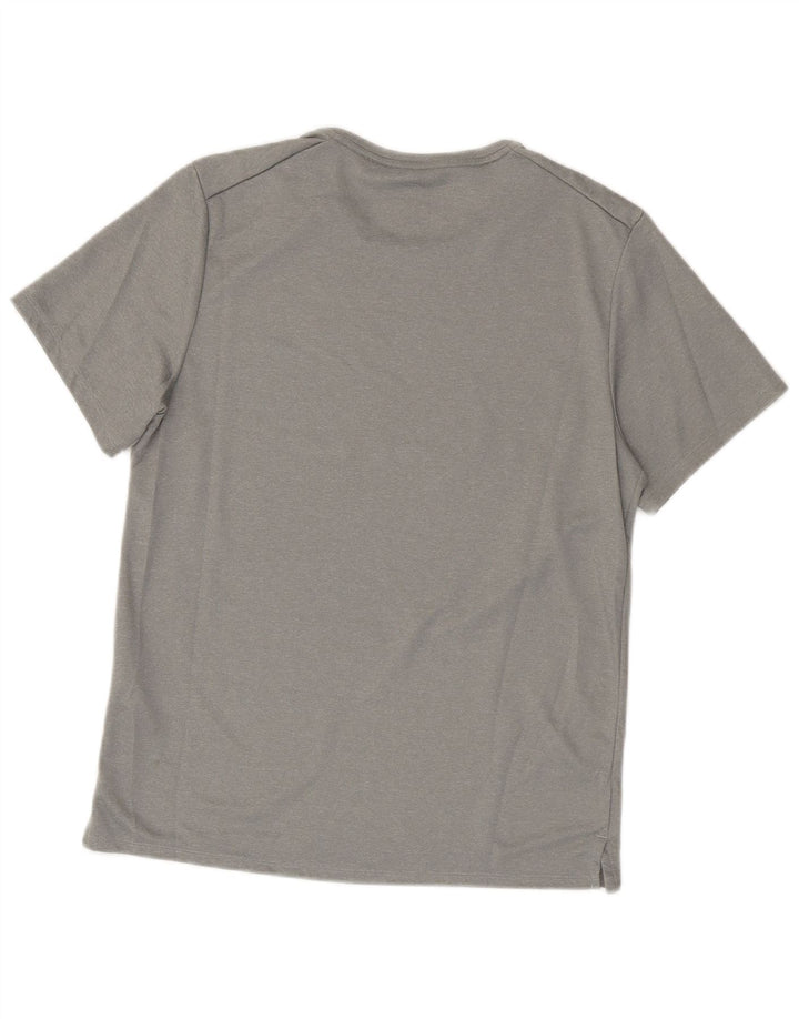 T-shirt Nike Dri Fit da uomo, piccola, in poliestere grigio