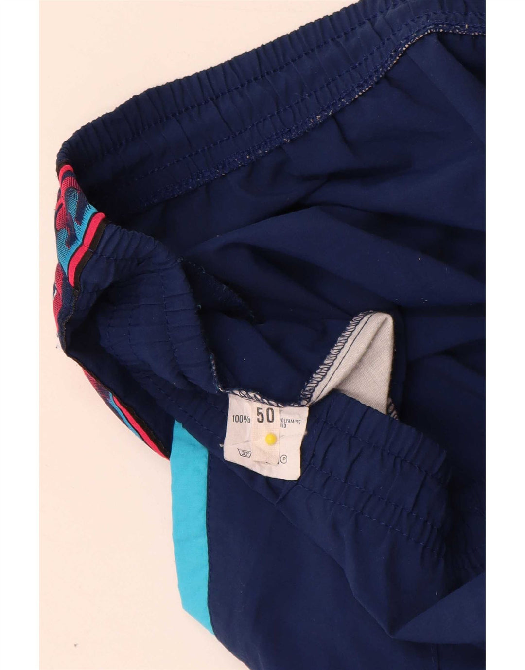 Pantaloni da tuta grafica da uomo Asics IT 50 Medium Blu Navy Colourblock