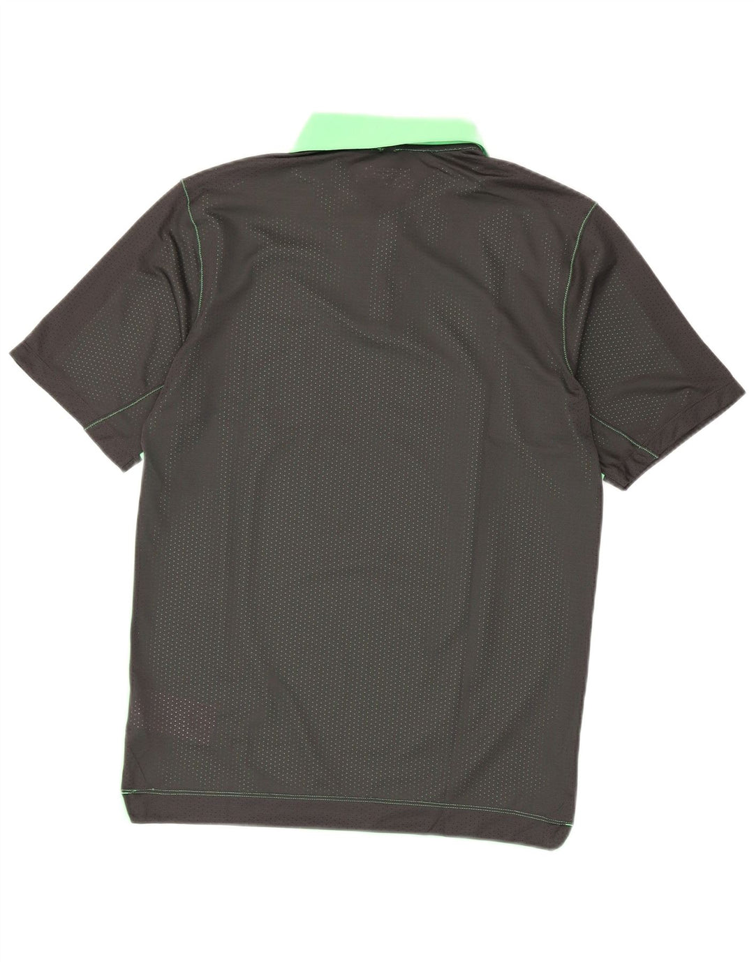 Polo Nike da uomo Dri Fit piccola in poliestere color block verde
