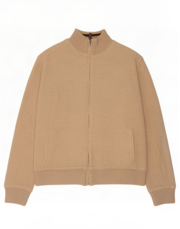 Giacca da ginnastica da uomo Marks & Spencer Blue Harbour Sherpa grande beige