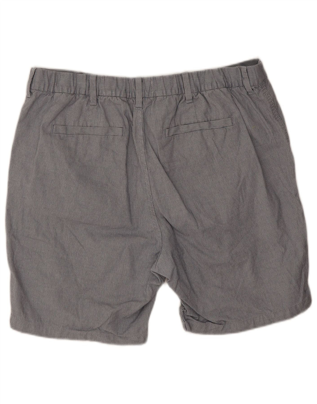 MARKS & SPENCER Pantaloncini chino vestibilità regolare da uomo W38 XL Poliestere grigio