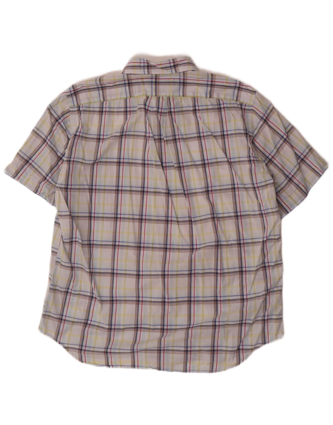Camicia a maniche corte da uomo Marlboro Classics, cotone a quadri multicolore grande