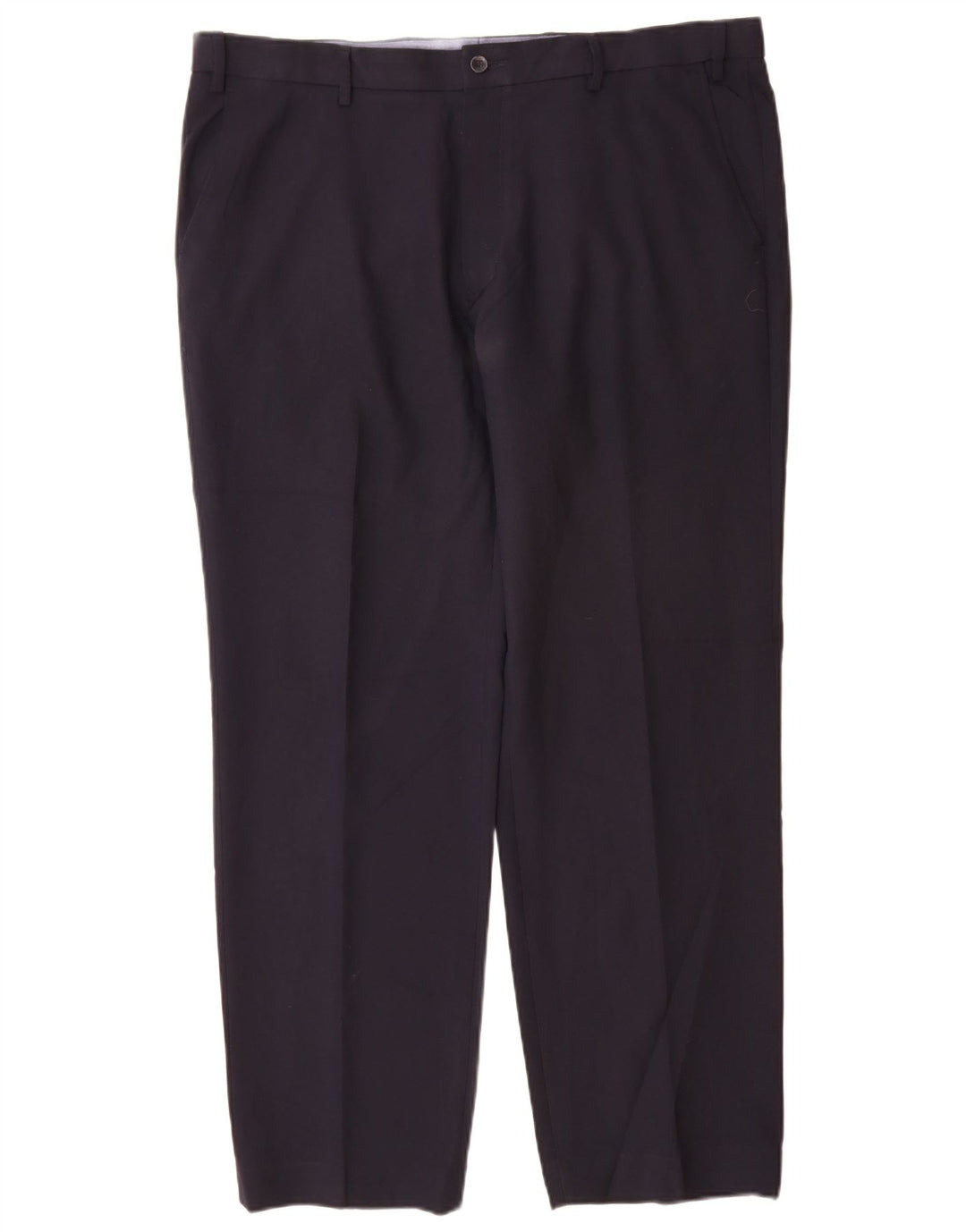 Pantaloni chino vestibilità regolare da uomo Marks & Spencer W40 L31 poliestere blu navy